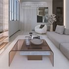 Efficient Elegance: Space Planning for Modern Family Sitting Interior Design 
