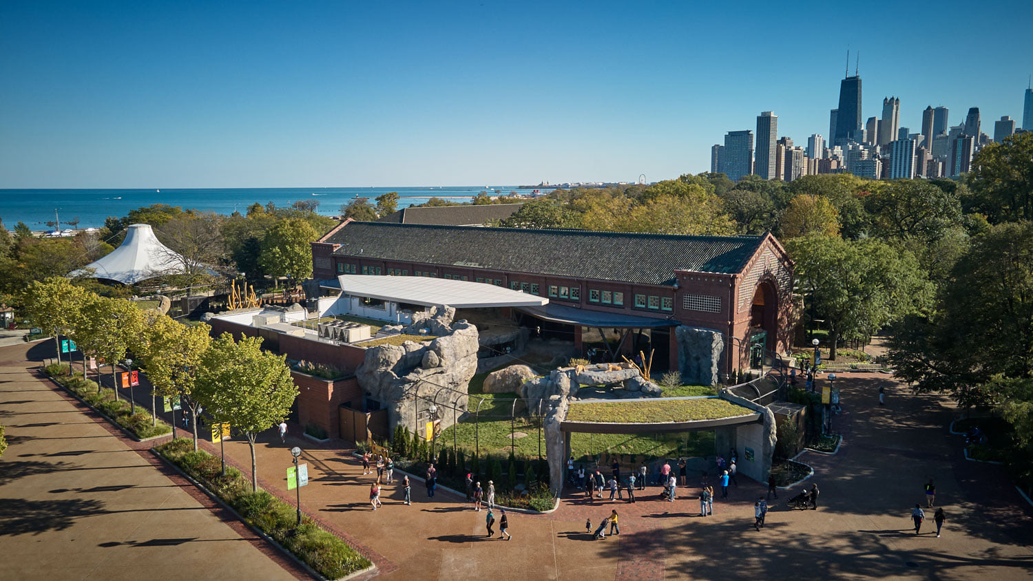 Historic lion house at Chicago’s Lincoln Park Zoo shines in new light ...