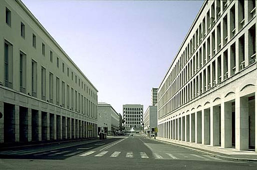 EUR was designed for a fascist-era expo that never took place. Image via theartnewspaper.com