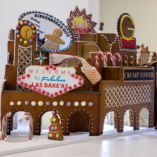 Image: Platform 5 Architects' contribution to 2016's Gingerbread City. Photo by Luke Hayes