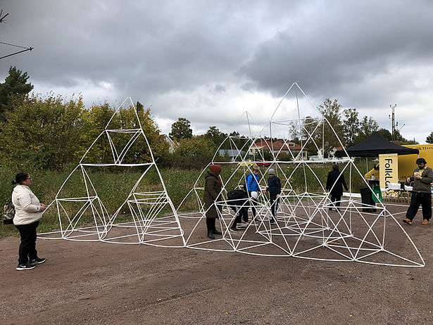 Built space Structure built by local residence 