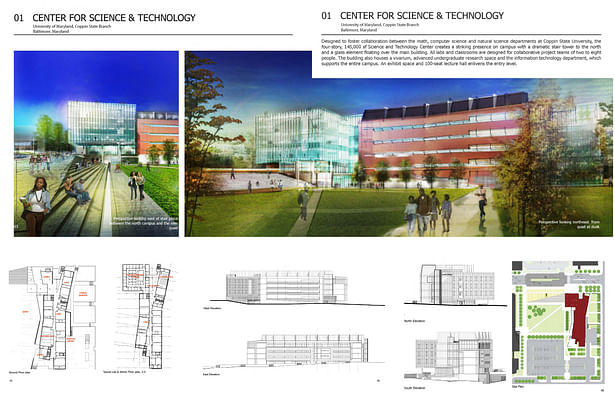 Science & Technology Building University of MarylandBalitmore, MD ​​ 55,000 SF Higher Education Building ﻿Project Team - RDrury while at Cannon Design