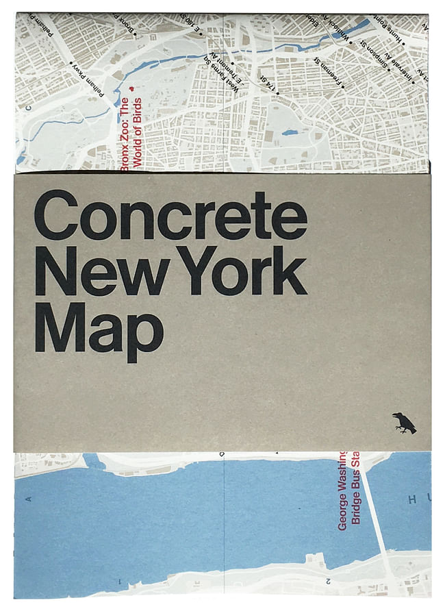 Cover of Concrete New York Map. Photo courtesy of Blue Crow Media.