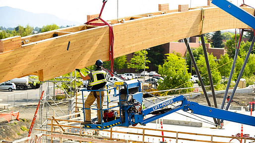 Construction of the Idaho Central Credit Union Arena. Image: University of Idaho