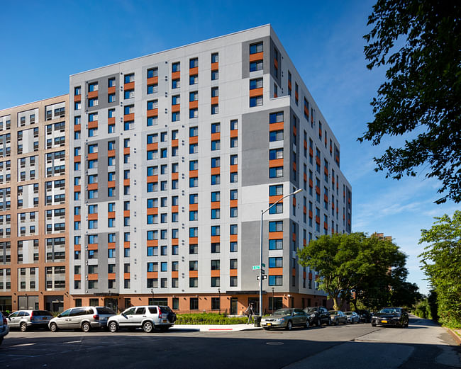 The Bronx - Park Avenue Green project. Photo courtesy of Curtis + Ginsberg Architects