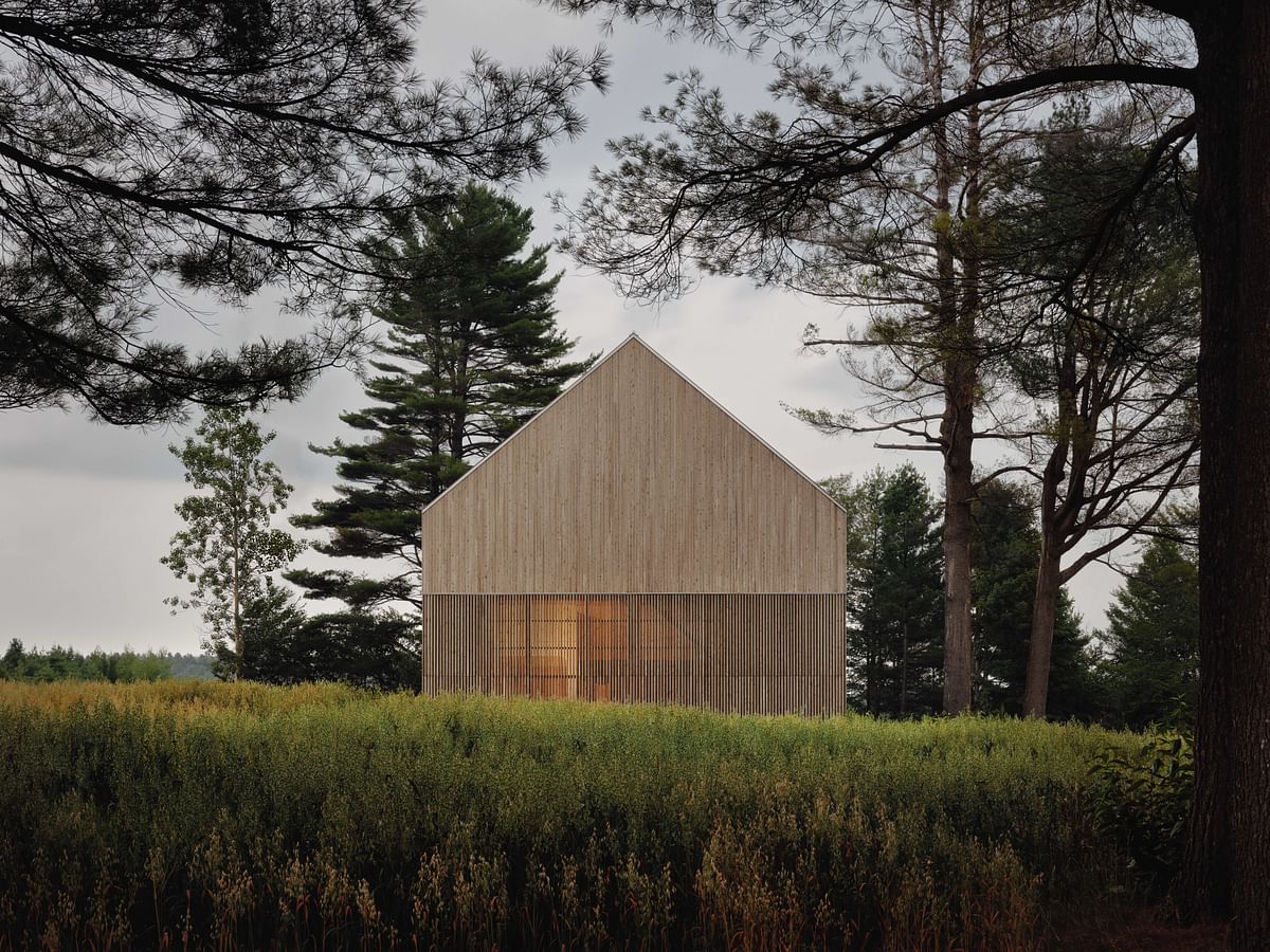 Matière Première Architecture designs a subtle office complex informed by nature and light in Quebec's Eastern Townships
