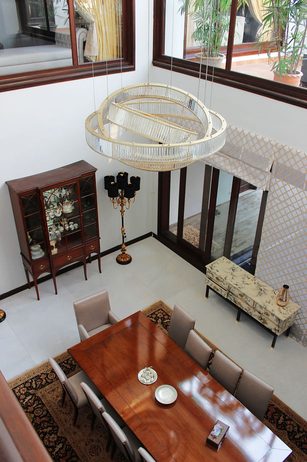 Double Height Dining Area 