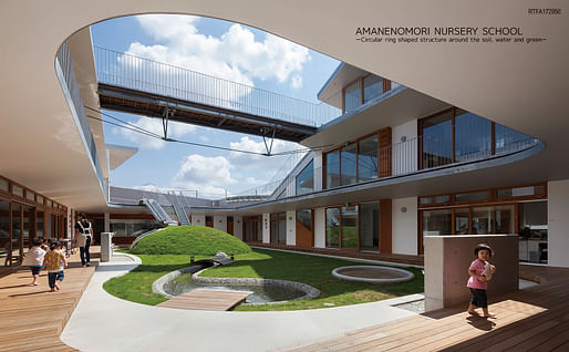 1st Prize - Institutional (Built) - Amanenomori Nursery School by Aisaka Architects’ Atelier.