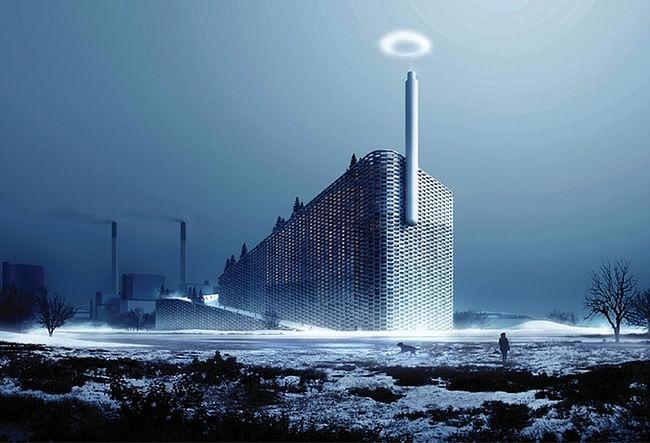 Rendering of BIG's Steam Ring Generator for the clean-power plan in Copenhagen, slated for completion in Copenhagen in 2017. Image via Kickstarter.