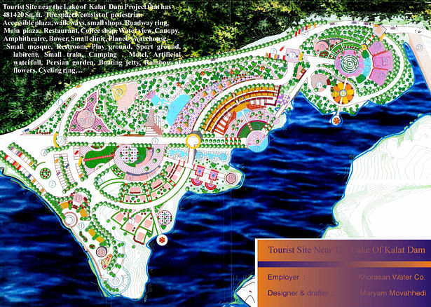 Kalat Dam Beautification - Park design