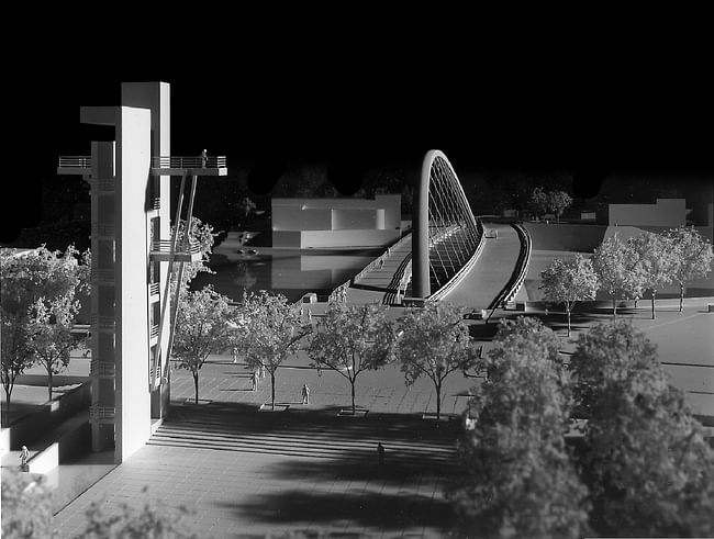 Citadella Bridge, Model. Photo credit: ESTO