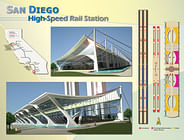 San Diego High Speed Rail Station-Long span Design