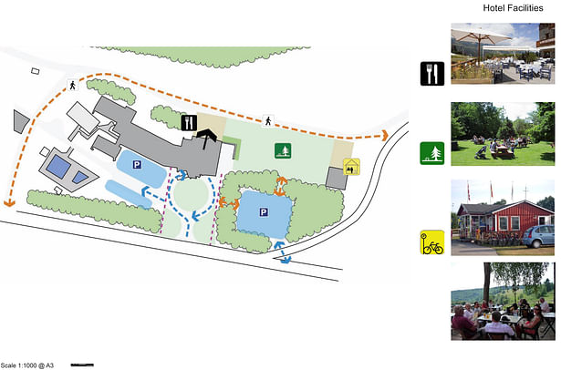 Davis Landscape Architecture - Hotel Neptune Czech Republic Landscape Concept Proposal Hotel Parking