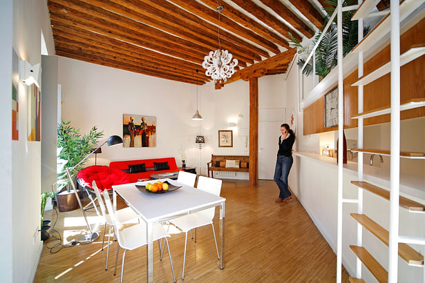 ideas para un Loft. Rehabilitación de edificio en Madrid