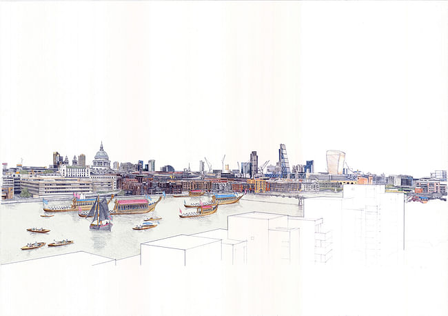 Mike Oades for 10x10 Drawing the City London 2014. Image courtesy of Article 25. 