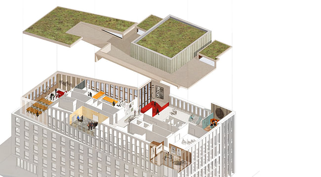 Diagram - Roofscape. Credit: Hawkins\Brown.