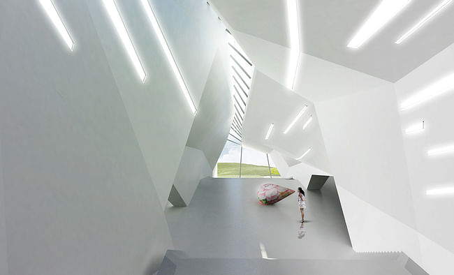 Interior atrium (Image: Patrick Tighe Architecture)