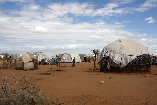 Refugee shelters in Dadaab, Kenya. Image via wikipedia.org.