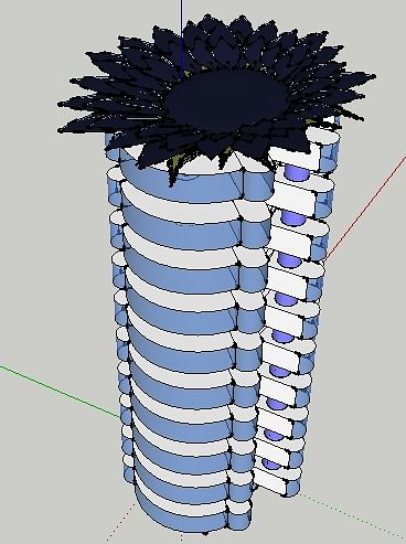 Sun Flower Project 3D Model Stage 1 