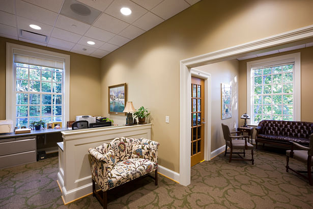 Workspace within the center supports Wake's traditional design.