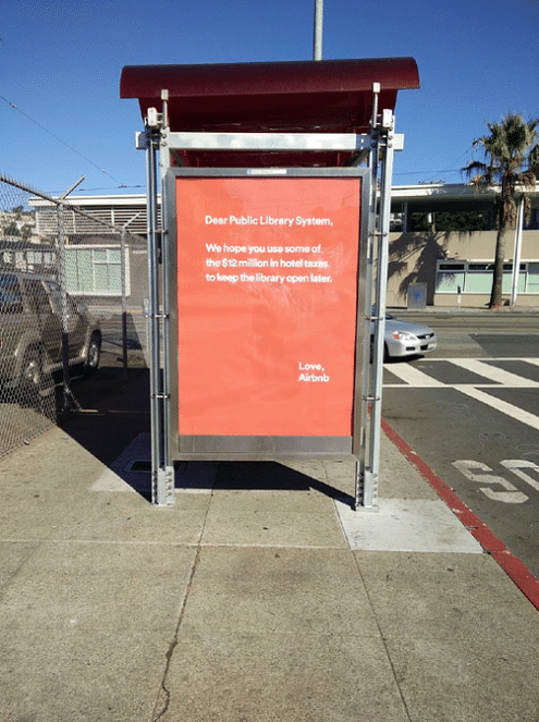 One of the much-maligned Airbnb ads. Credit: Twitter @jessamyn
