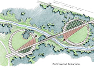 Cottonwood Creek Trail and Esplanade
