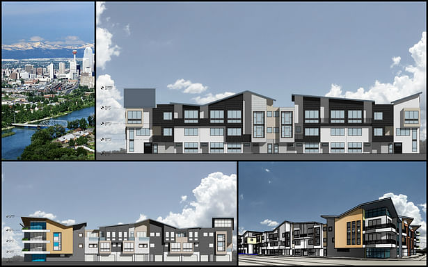 Townhomes cluster