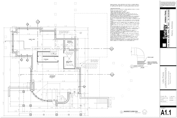 Basement - Synergy Architect + Planning