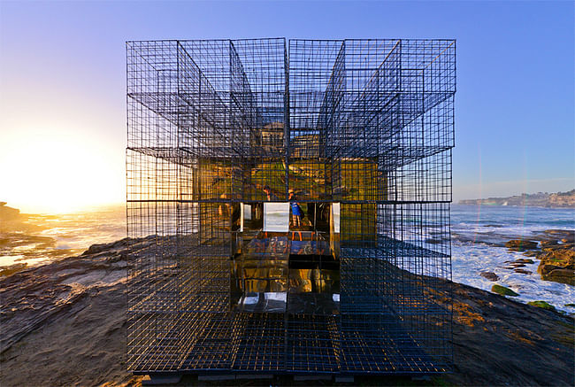 NEON's House of Mirrors at Sculpture by the Sea. Photo courtesy of NEON.