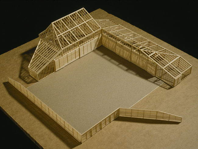 Equipment Shed (model) in San Juan Island, WA by Charles Rose Architects