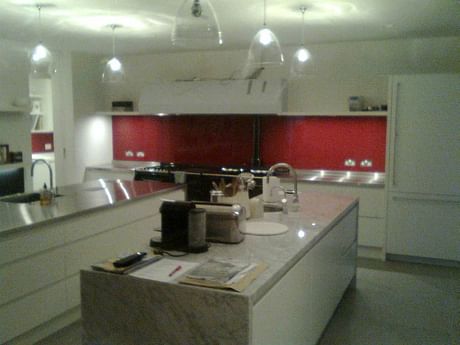 High profile interior design project - kitchen & back kitchen