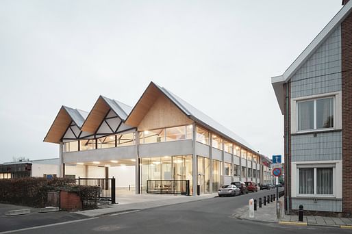 Ryhove Urban Factory in Ghent, Belgium designed by Trans. Photo © Stijn Bollaert.