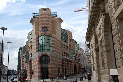 Listed as Grade II heritage by Historic England in 2016: London's No 1 Poultry by James Sterling. Photo: James Stringer/Flickr