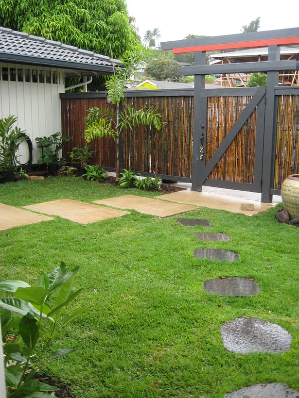 New interior courtyard