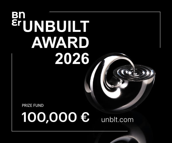 100,000 € Prize / Buildner's Unbuilt Award 2026
