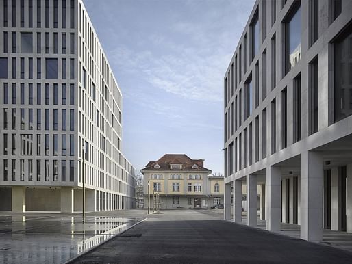 aebi & vincent architekten, New build, renovation and remodelling of the Guisanplatz administrative centre in Bern, Switzerland. An Office/Administration Buildings Award recipient from Best Architects 20. Photo: Thomas Telley.