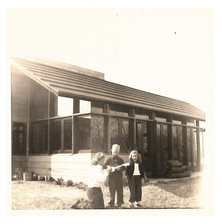Sweeton House ca. 1954. Photo by Muriel and J A Sweeton, the original homeowners.