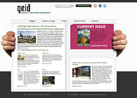 Website ReDesign for Grid Magazine