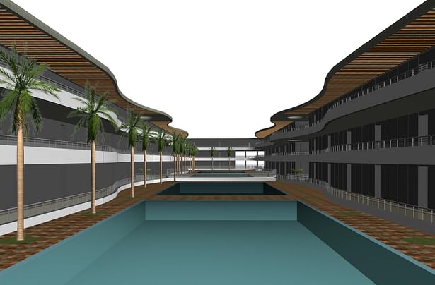 Patio Swimming pools Hospitality Building