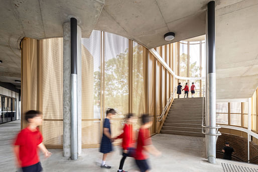 The 2024 World Building of the Year winner Darlington Public School by fjcstudio. Image: © Brett Boardman