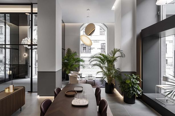 Calligaris Group Flagship Store in Milan_Interior Design Studio Marco Piva, photo credit Andrea Martiradonna