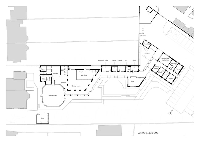 John Morden Centre plan. Image courtesy Mæ