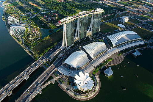 Marina Bay Sands by Safdie Architects.