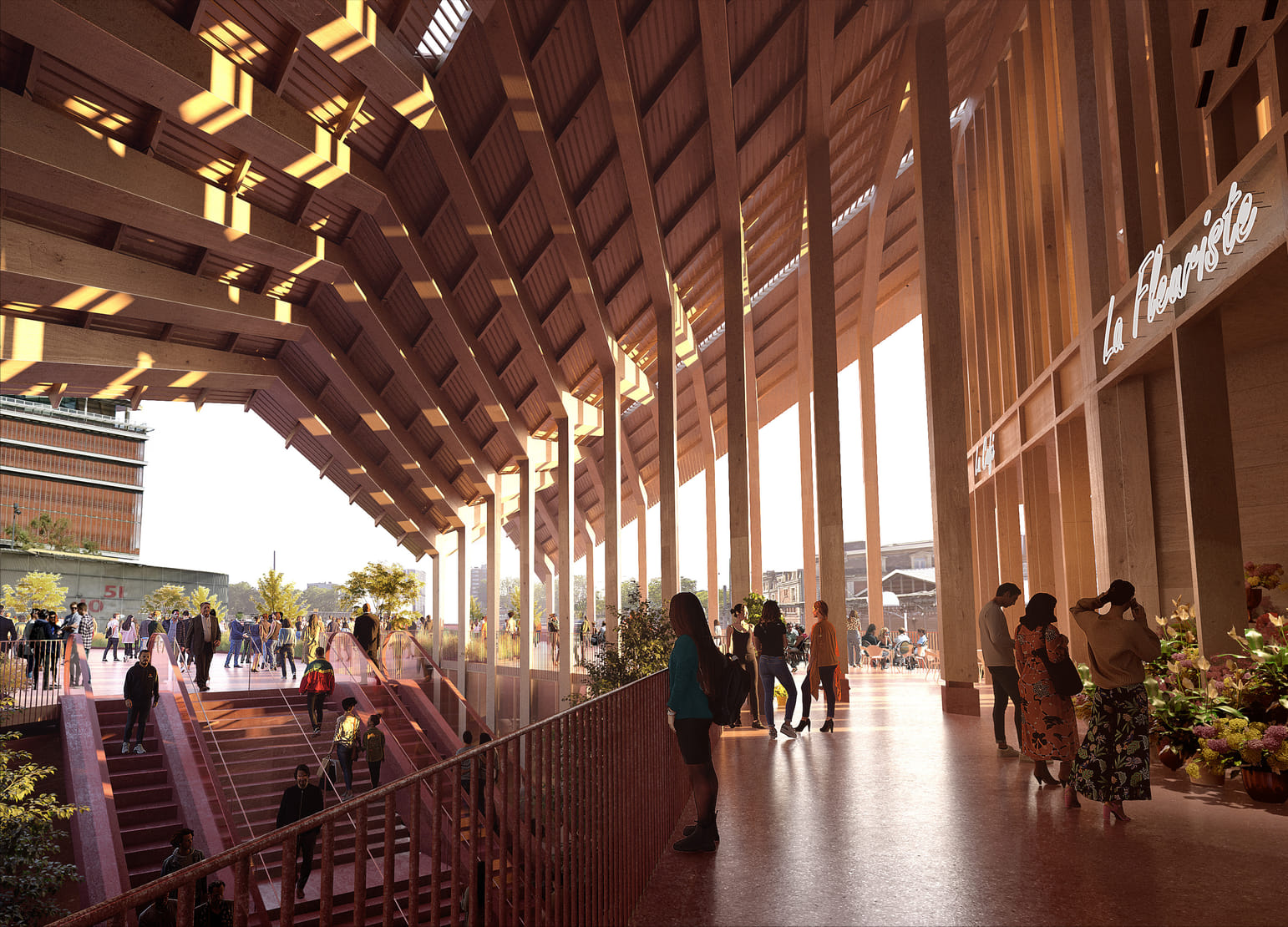 BIG unveils mass timber transit hub design for Toulouse | News | Archinect