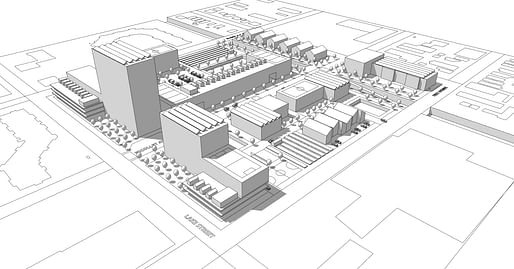 A recent proposal for a redevelopment project at a former K-Mart site from the College of Design at the University of Minnesota. Image: courtesy AIA