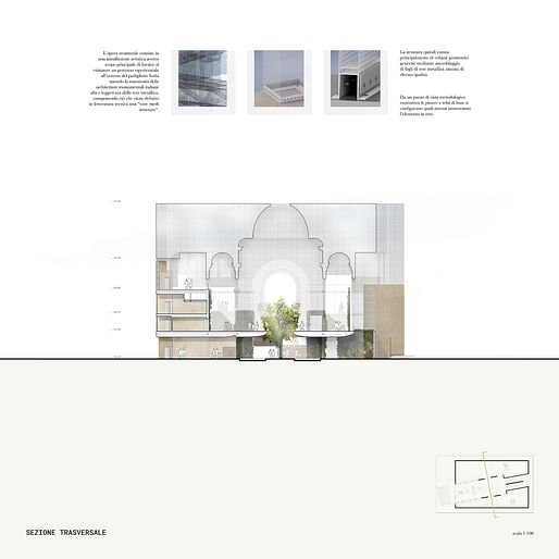 Proposal for the Italian Pavilion for Expo 2020 Dubai by Dodi Moss.