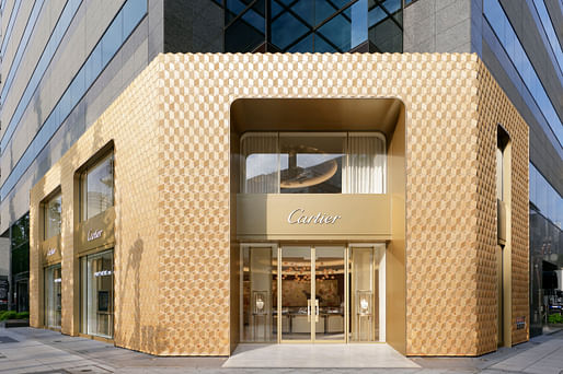 The new Cartier store in Osaka. Image courtesy KDa.