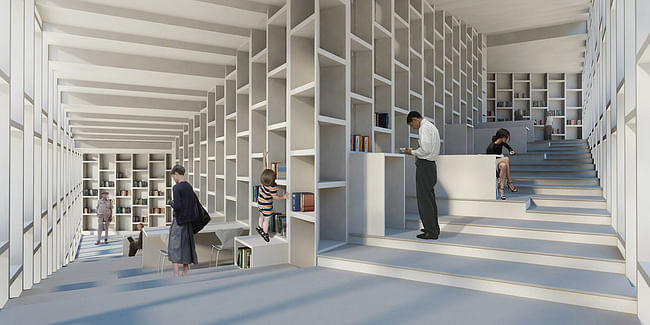 Library interior (Image: studio SH)