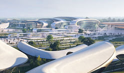 Zaha Hadid Architects designs Ukrainian Expo 2030 master plan with demountable and redeployable pavilions