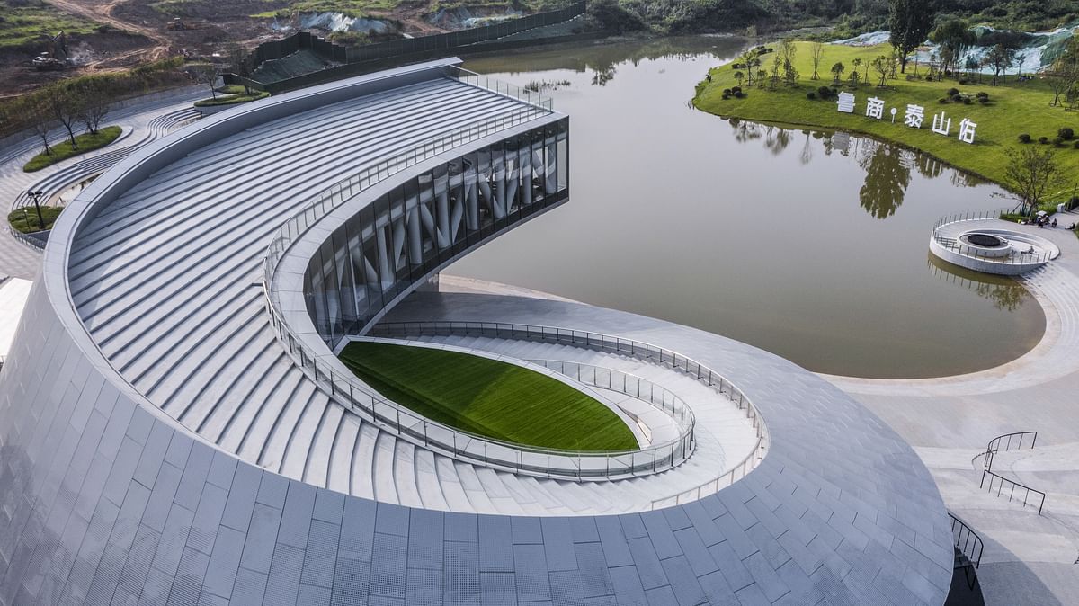 Taishanyou Visitor Center / line+ | line+ | Archinect